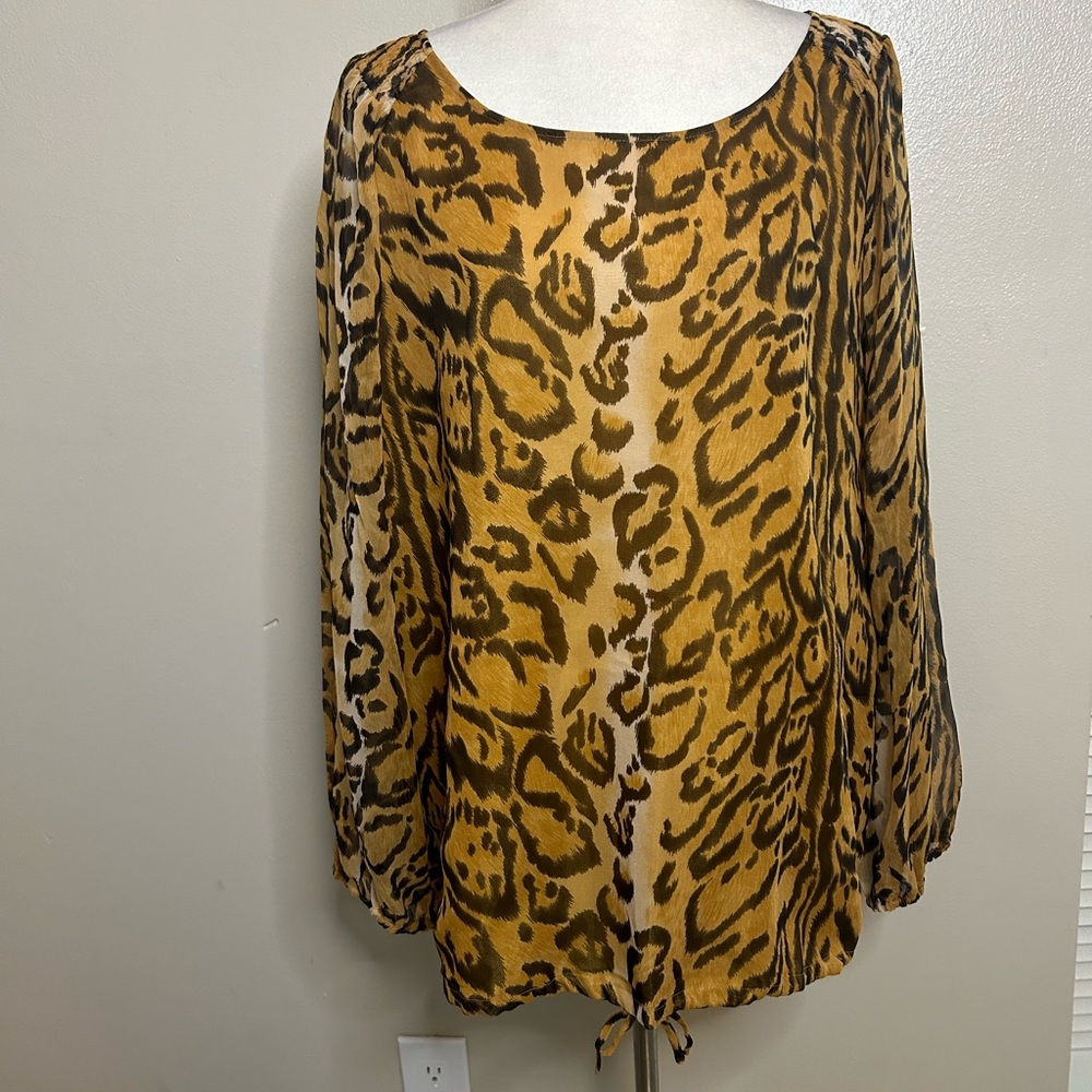 Avenue Size 14/16 Animal Print‎ Top